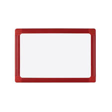 bi office double sided drywipe board a3 magn plastic frame