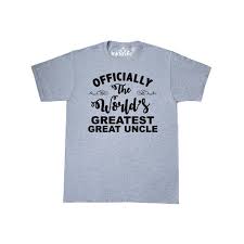 Maybe you would like to learn more about one of these? Inktastic Inktastic Officially The World S Greatest Great Uncle Adult T Shirt Male Walmart Com Walmart Com