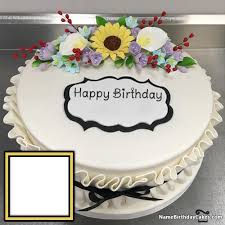 At cakeclicks.com find thousands of cakes categorized into thousands of categories. Romantic Birthday Cake For Girlfriend With Name And Photo