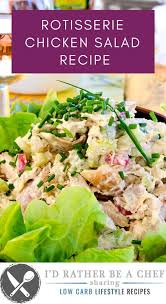 Rotisserie Chicken Salad Recipe Chicken Salad Recipes Salad Salad Recipes