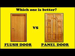 This means if you ran your hand along the surface, your hand would run into the object that was mounted. Flush Door Vs Panel Door Youtube