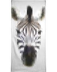 Give your bathroom a vibrant look and wrap great for laying out or toweling off, wether you're at the beach or on the savanna. Zebra Bath Towel Juniqe