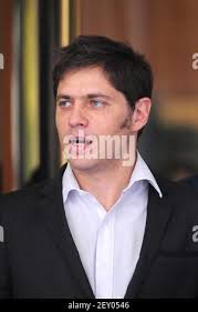 Argentina's Economy Minister Axel Kicillof is seen leaving the Park Avenue  office building of mediator Daniel Pollack in New York, NY,