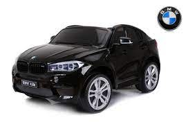 Bmw X6 M Electric Ride On Car Black Two Seats In Leather Original Licenced Battery Powered Opening Doors Electric Brake 2x Engine 12v10ah Battery 2 4 Ghz Remote Control Soft Eva Wheels Smooth