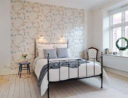 Swedish original idea of using wallpaper in the bedroom. Free Download Focusing On One Wall In Bedroom Swedish Idea Of Using Wallpaper In 600x460 For Your Desktop Mobile Tablet Explore 47 Swedish Wallpaper Designs Scandinavian Wallpaper For Walls