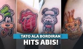 Tato Keren Mirip Bordiran Karya Pria Ini Jadi Viral