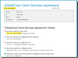Access The Agreement History And Audit Reports