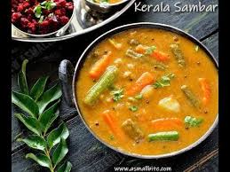 Kerala Sambar Recipe Sambar Kerala Style Is Prepared With Freshly Ground Masala No Sambar Powder Is Used Indian Food Recipes Vegetarian Kerala Food Recipes