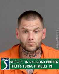 Man accused of stealing copper from railroad crossings turns himself in ⬇️