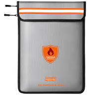 Fireproof Document Bag (15"x11") - SGS Certified 3-Layer Fireproof Money  Bag for Cash & Valuables, Non-Itchy Waterproof Document Pouch with  Reflective ...