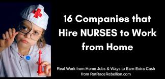 16 companies that hire nurses to work from home work from