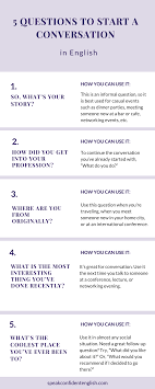 10 Questions To Start A Conversation With Anyone In English In 2020 Conversational English English Learning Spoken Learn English Words