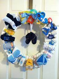 Behind The After Baby Shower Crafts Baby Shower Wreath Baby Shower Diy