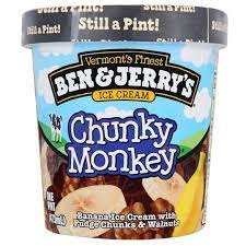 Ben & jerry's, miami lakes. Ben Jerry S Chunky Monkey Ice Cream 473ml Tesco Groceries