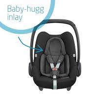 Maxi Cosi Rock Group 0 From Birth To 13kg Baby Hugg Inlay Included To Be Removed After Few Months For More Room More Colou Baby Car Seats Rock Baby Car Seats