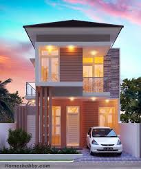 Apapun bentuk desain rumah anda, semua wajib memiliki jendela. Desain Dan Denah Rumah Minimalis Modern Lantai 2 Type 68 Dengan Luas Tanah 72 M2 Homeshabby Com Design Home Plans Home Decorating And Interior Design
