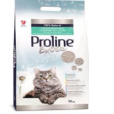 Pro Line Ekstra Sodium Gri Bentonit Topaklanan Kedi Kumu 10 Lt