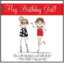 Choose the best card and then edit the inside of the card in the pdf. Hey Birthday Girl Free Printable And Gift Idea Happy Birthday Friend Cool Birthday Cards Happy Birthday Cards