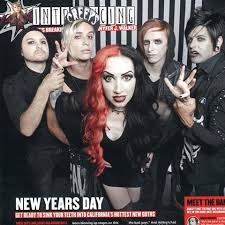 Pin By Victoria Oldroyd On Bands Music New Years Day Band Ashley Costello Ladies Of Metal