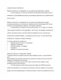 Atelier de réminiscence avec des personnes âgées. Projet D Animation Dc3 Documents Gratuits Dissertation