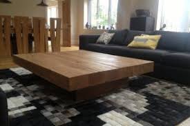 A typical scandinavian style large table that will be an ideal addition to a comfortable leather sofa. Large Square Coffee Table