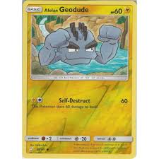 Your pokemon will earn 1 defense ev point for every geodude or onix it defeats. Pokemon Trading Card Game Alolan Geodude 34 181 Common Reverse Holo Card Sm09 Team Up Trading Card Games From Hills Cards Uk