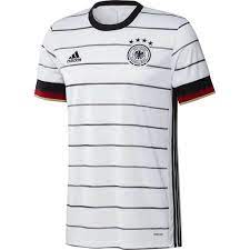 Das neue deutschland heimtrikot für die fußball euro 2021 ist wie üblich in weiß gehalten und besteht ansonsten vorwiegend aus schmalen schwarzen querstreifen. Adidas Dfb Deutschland Trikot Em 2020 Herren Kaufland De