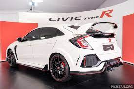 The civic type r dimensions is 4557 mm l x 1877 mm w x 1434 mm h. Fk8 Honda Civic Type R Confirmed For Malaysia 310 Ps Hatch On Preview This Weekend At Sepang F1 Race Paultan Org