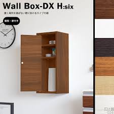 楽天市場 ウォールシェルフ ウォールラック 扉付き 壁掛け シェルフ ラック トイレットペーパー 収納 壁 トイレ収納棚 トイレ収納 スリム 壁掛けシェルフ キッチン 吊り戸棚 棚 ウォールボックス おしゃれ ウォールキャビネット 木製 玄関 トイレ 石膏ボード 幅25