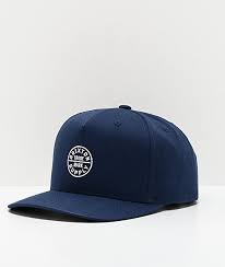 Brixton Oath 110 Mp Navy Snapback Hat Zumiez Navy Snapback Snapback Hats Hats