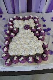 Love Is Bridal Wedding Shower Party Ideas Photo 12 Of 40 Bridal Shower Cupcakes Purple Bridal Shower Bridal Shower Cakes