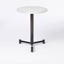 White Marble Round Bistro Table Orbit Base Round Dining Table Small Bistro Table Round Dining Table