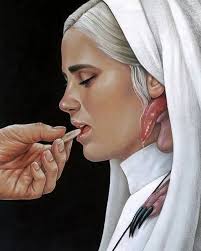 Horror parody portrait by ohio artist