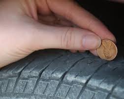 Tread grooves are designed to push water out from under the tread allowing the tire to make maximum contact with the road. Got A Minute How To Check Tire Tread Depth With A Penny Firestone Complete Auto Care
