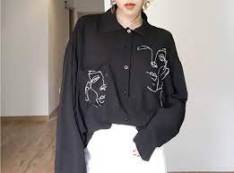 We did not find results for: Face Aesthetics Sketch Oversized Collar Shirt Onyx Bunny