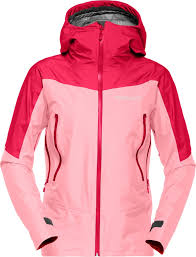 Norrona Falketind Gore Tex Womens Waterproof Jacket M Geranium Pink