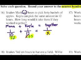 How To Solve Algebra Word Problems Work Youtube
