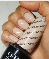 Do You Take Lei Away Opi Neutral Nail Color Opi Gel Nails Opi Nail Colors Neutral Nails