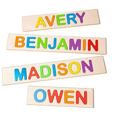 17 Best Personalized Wooden Name Puzzles Pigtail Pals