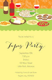 Make extra as they will go fast at a tapas dinner party. Delicious Tapas Table Dinner Invitations