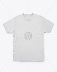 Simply place your artwork into the included smart object and save to update the template. T Shirt With Round Neck Mockup In Apparel Mockups On Yellow Images Object Mockups