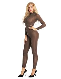 Blonde cutie in black fullbody nylon catsuit. Pin On The Lingerie Store