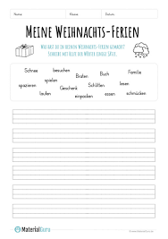Schulen bleiben auch nach den weihnachtsferien geschlossen. Unterrichtsmaterial Weihnachtsferien Materialguru