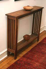 Traditionally, end tables living room is set against the back of a living room couch. Handmade Walnut Hall Table By Fredric Blum Design Custommade Com