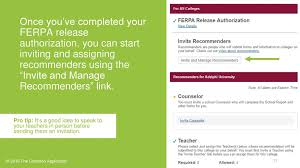 Letter of recommendation on common app? The Recommendation Process Ppt Video Online Download