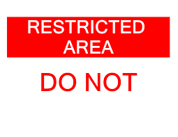 Most of us have gone through the process of signing in and signing out when we attend events. Restricted Area Do Not Enter Sign Templates At Allbusinesstemplates Com
