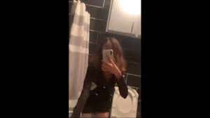 drunk girl knocks down the sink at a
