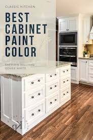 Kitchen Cabinets In Sherwin Williams Dover White Painted By Kayla Payne Paint Cabinets White Kitchen Remodel Plans Sherwin Williams Dover White