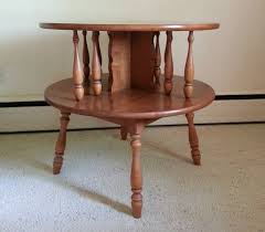 Heywood Wakefield 2 Tiered Maple Colonial Table 28 Wide X 26 Tall Mid Century Modern Furniture Modern Furniture Furniture