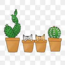 Vasos De Cactos Em Vaso Cacto Ilustracao Imagem Png E Psd Para Download Gratuito Cactus Cartoon Cactus Drawing Cactus Illustration